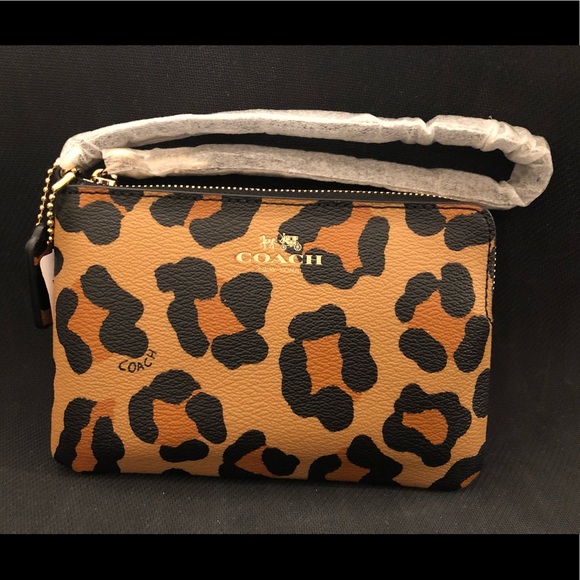Coach Handbags - Coach Ocelot Wristlet